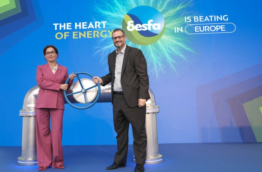 Ο ΔΕΣΦΑ εγκαινίασε τον σταθμό συμπίεσης φυσικού αερίου Κομοτηνής