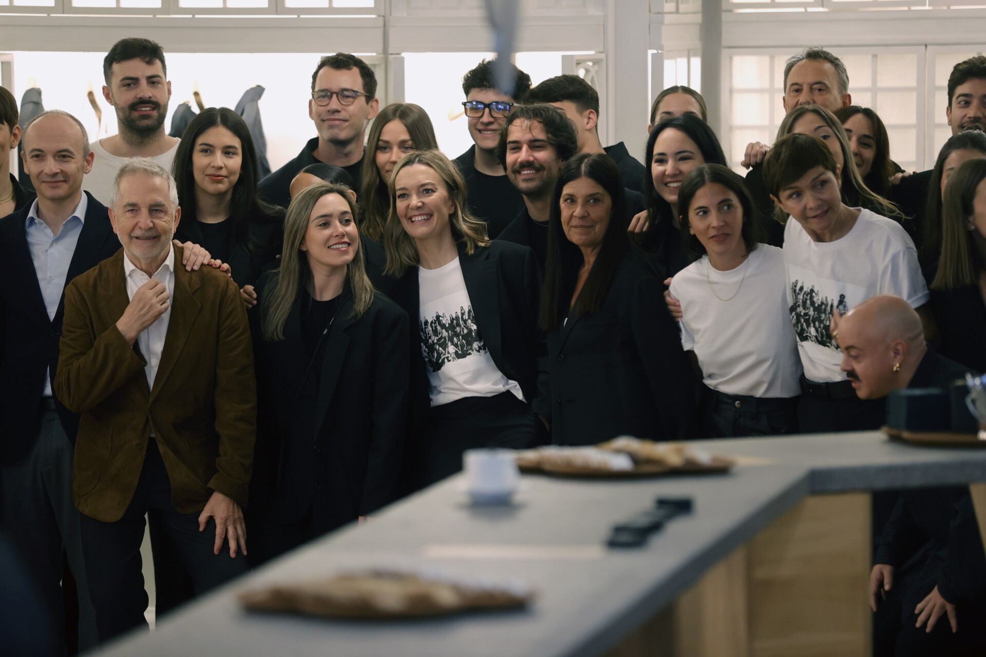 Η Μάρτα Ορτέγκα στα εγκαίνια καταστήματος Zara © EPA/CABALAR