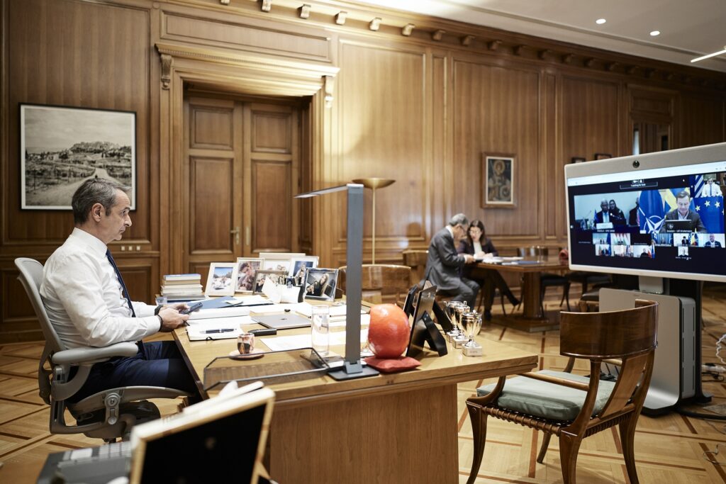 Μητσοτάκης: Στην τηλεδιάσκεψη ηγετών της “Συμμαχίας των Προθύμων” για την Ουκρανία