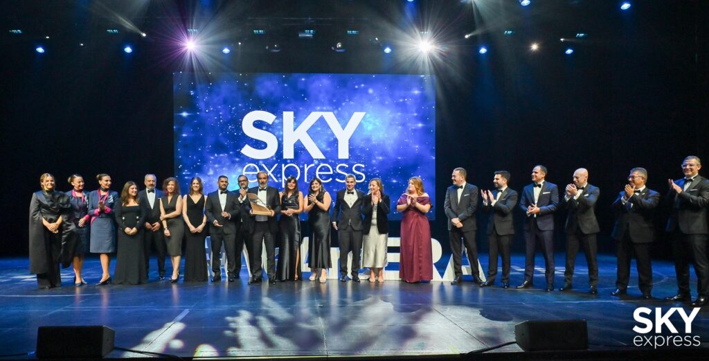 Η SKY express βραβεύεται “Αεροπορική Εταιρεία της Χρονιάς” στην Ευρώπη
