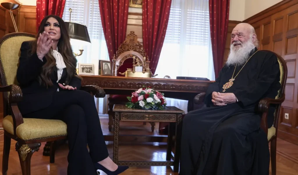 Συνάντηση Γκίλφοϊλ με Αρχιεπίσκοπο Ιερώνυμο: “Θαυμάσιο που σας γνωρίζω”