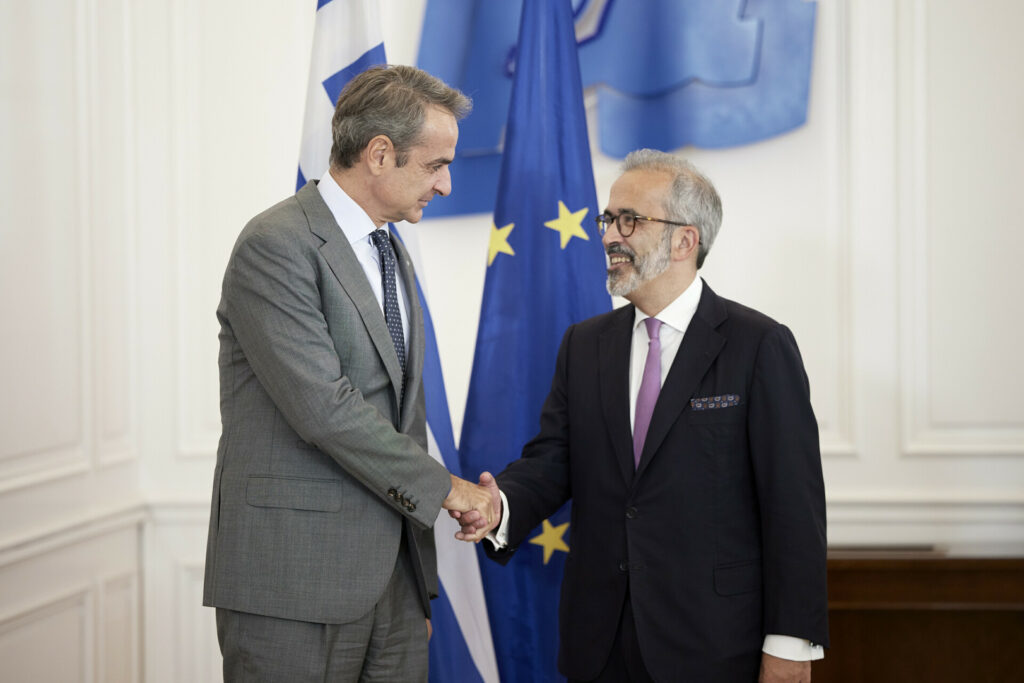 Συνάντηση Μητσοτάκη με τον Πορτογάλο ΥΠΕΞ