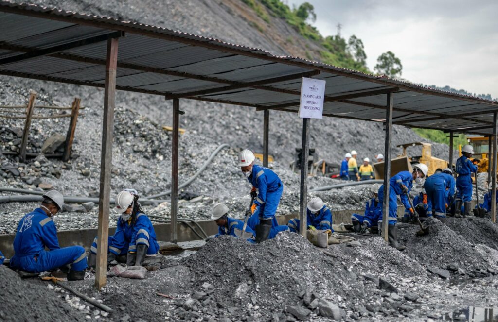 ορυχείο Αφρική |εργάτες