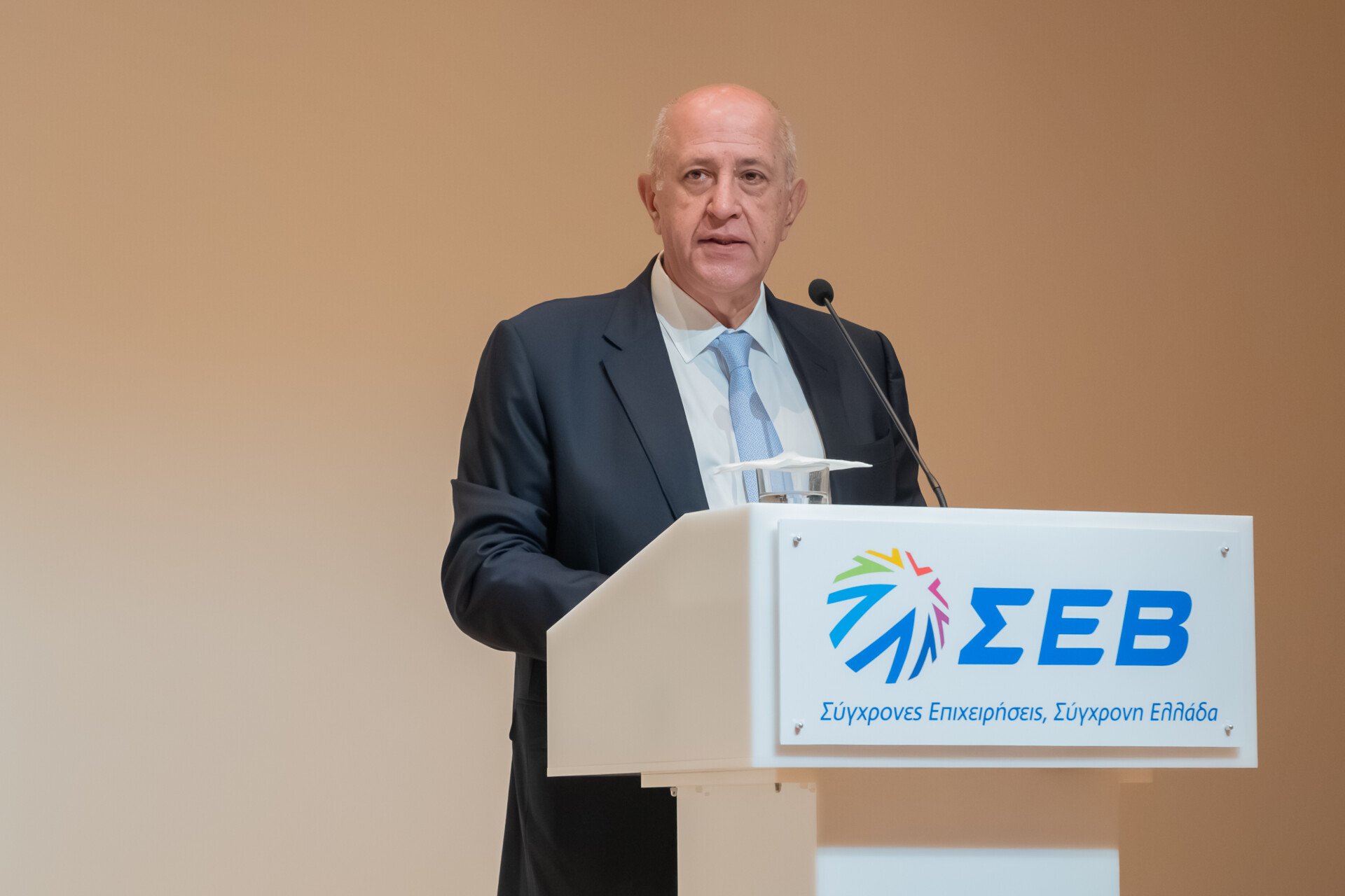 Ο Σπύρος Θεοδωρόπουλος, πρόεδρος του ΣΕΒ