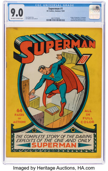 Superman heritage auctions
