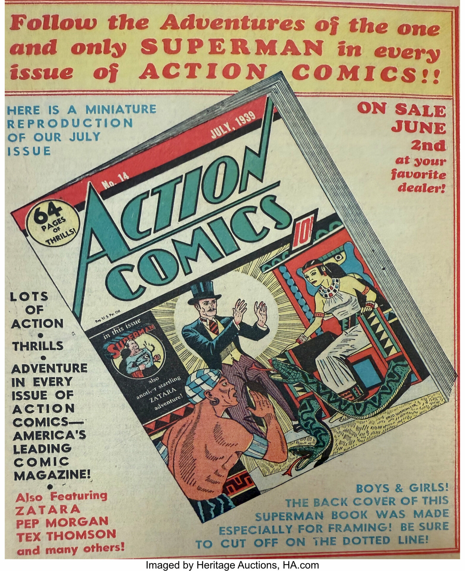 Superman heritage auctions