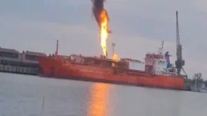 Ρωσικό πλήγμα σε τουρκικό πλοίο στην Oδησσό