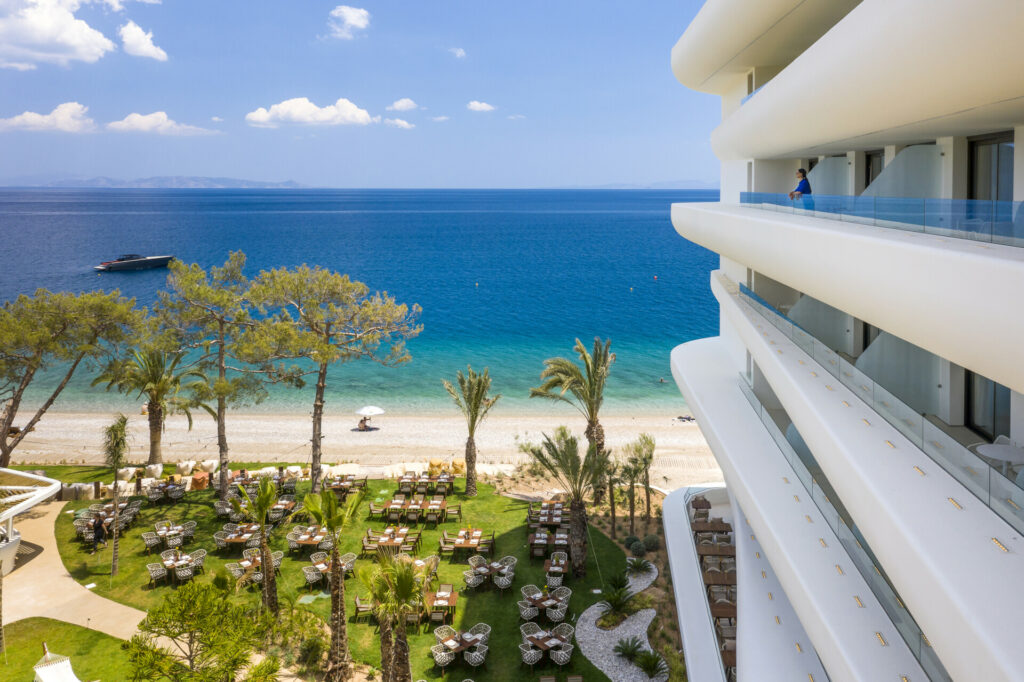 Isla Brown Corinthia Hotel Greece, designed by Elastic Architects