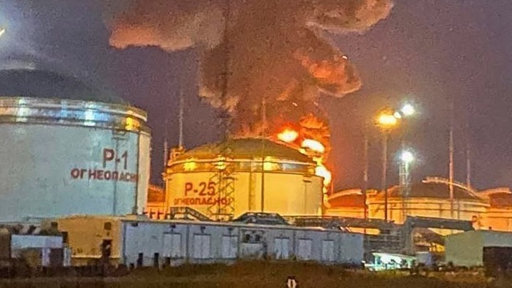 Πυρκαγιά σε ρωσικό διυλιστήριο από ουκρανικό drone