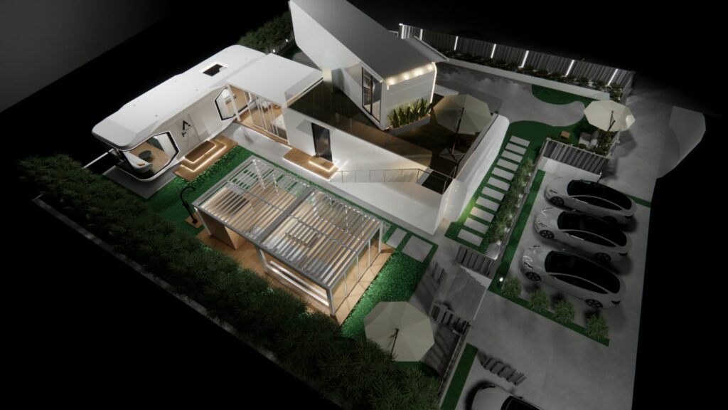 Μακέτα show room Γλυφάδα