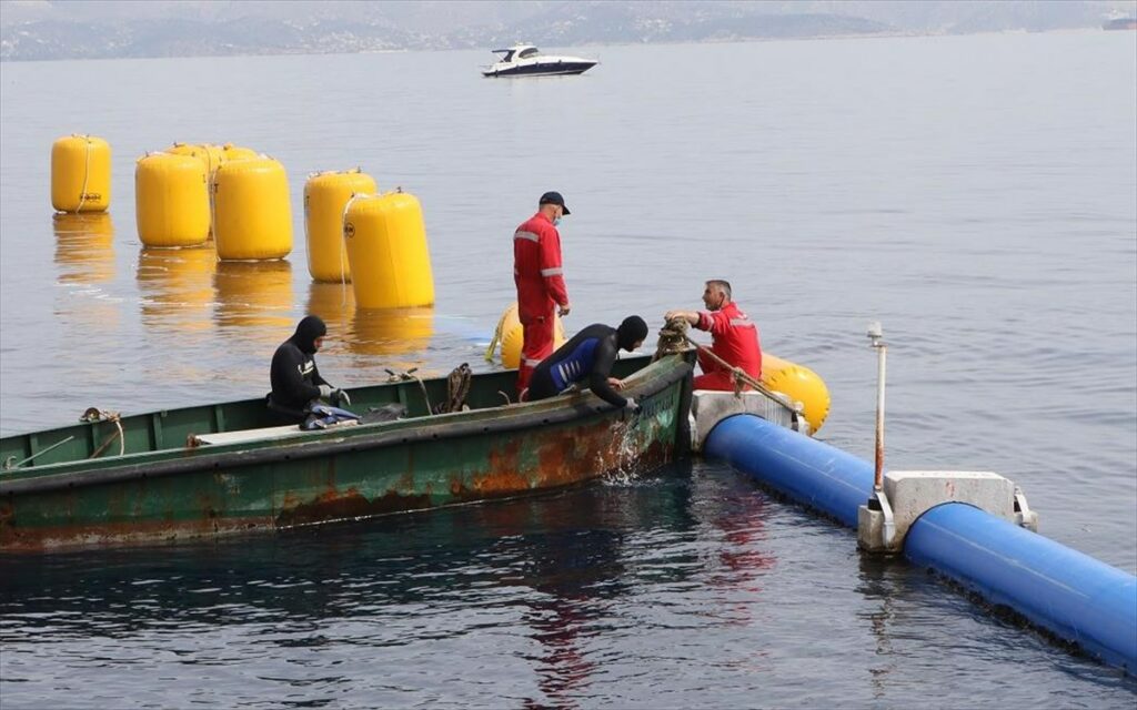 Νέα βλάβη στον αγωγό νερού της Αίγινας