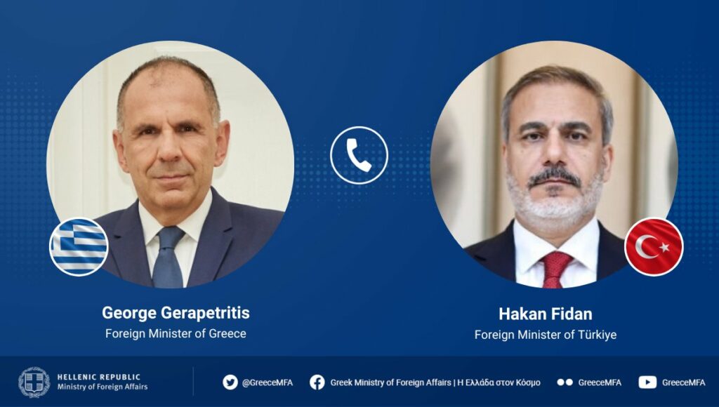 Γεραπετρίτης με Φιντάν: Τηλεφωνική επικοινωνία για τις διμερείς σχέσεις