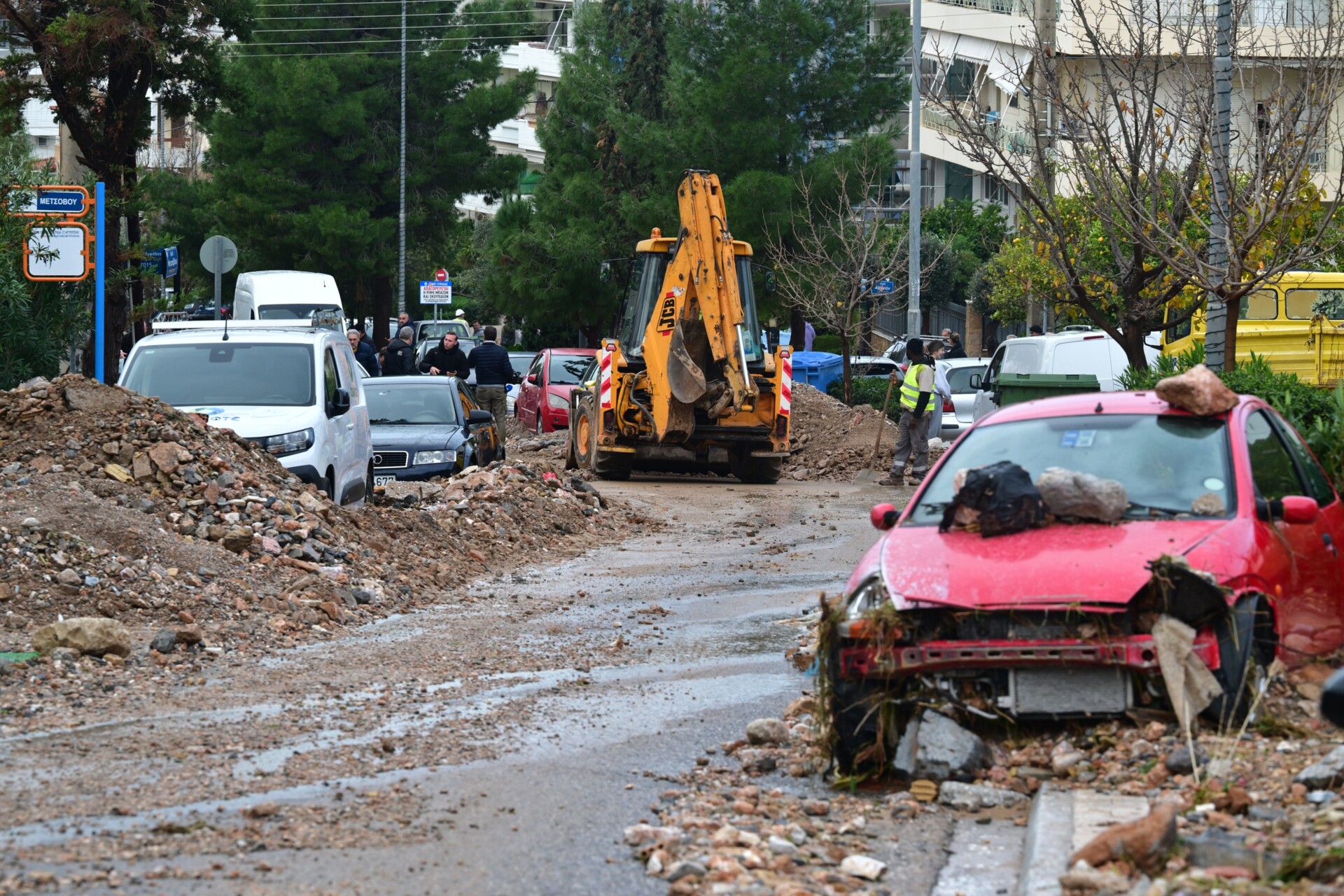 ανω γλυφαδα κακοκαιρια καταστροφεσ