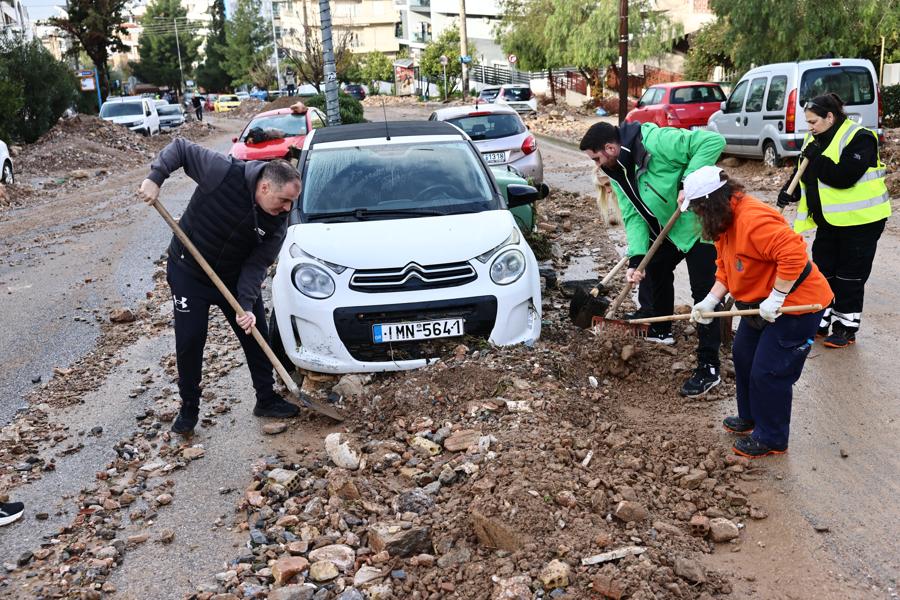 ανω γλυφαδα κακοκαιρια