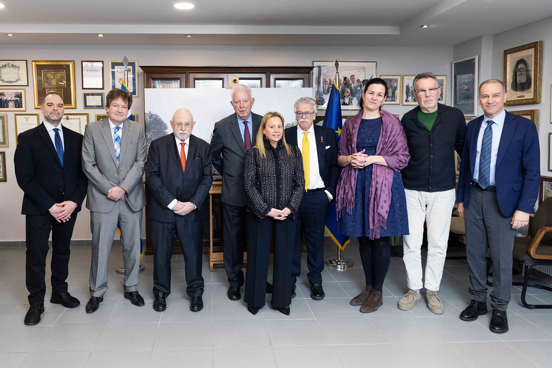 Υπογραφή της σύμβασης για το Μουσείο Ολοκαυτώματος © Ισραηλιτική Κοινότητα Θεσσαλονίκης