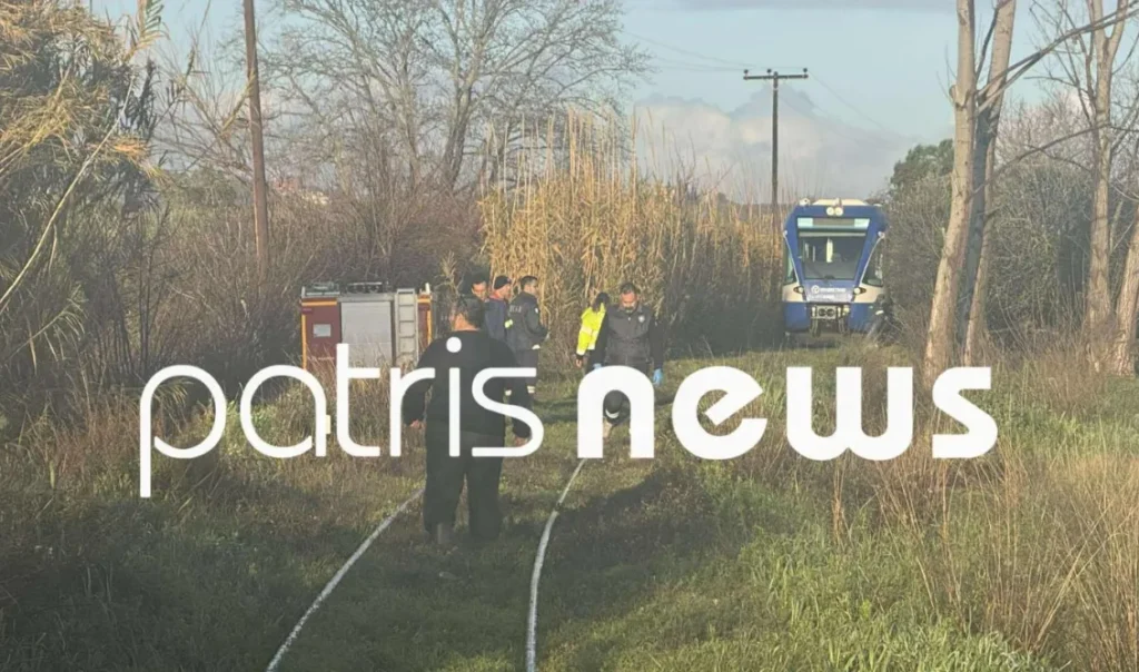 Δέντρο έπεσε σε τρένο στον Πύργο, στο νοσοκομείο ο εργοδηγός
