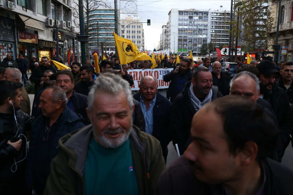 Πανελλαδικό συλλαλητήριο αγροτών στο Σύνταγμα