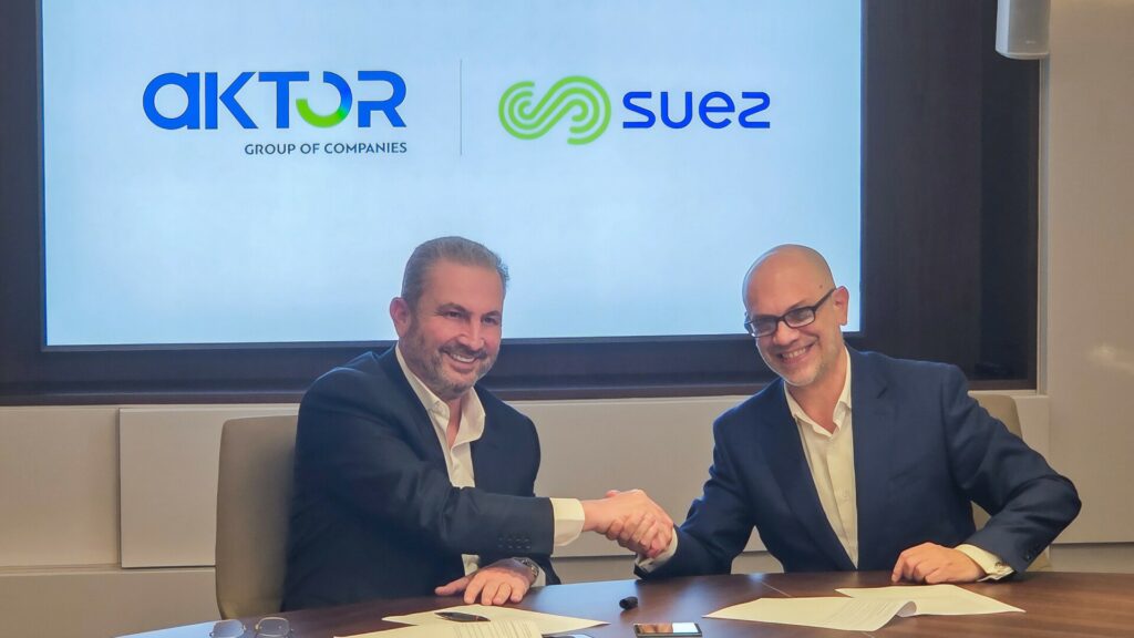 Στρατηγική συνεργασία AKTOR – SUEZ για βιώσιμη διαχείριση υδάτων