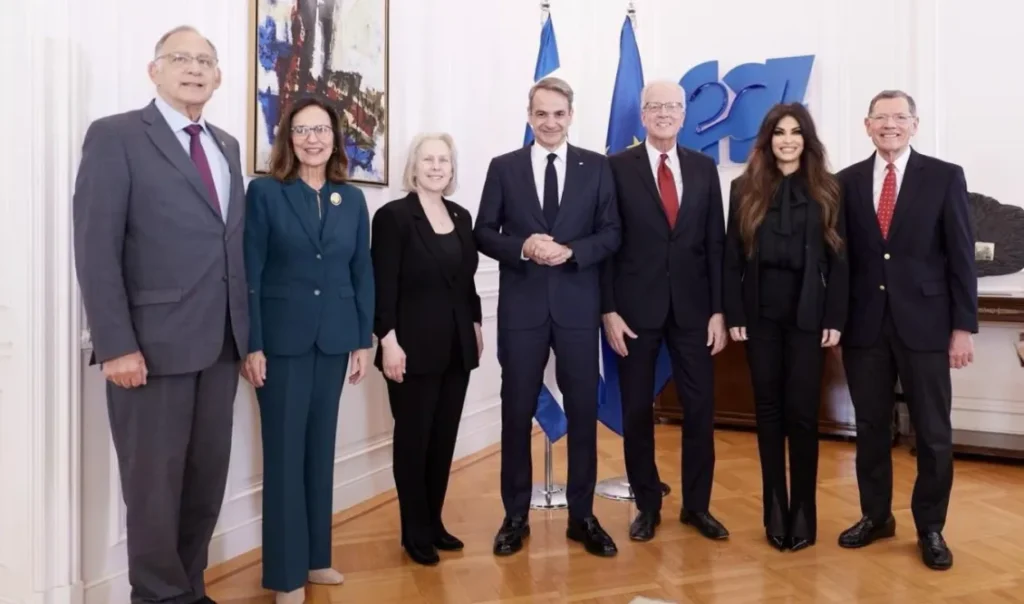 Συνάντηση της Γκίλφοϊλ με Αμερικανούς Γερουσιαστές που βρίσκονται στην Αθήνα