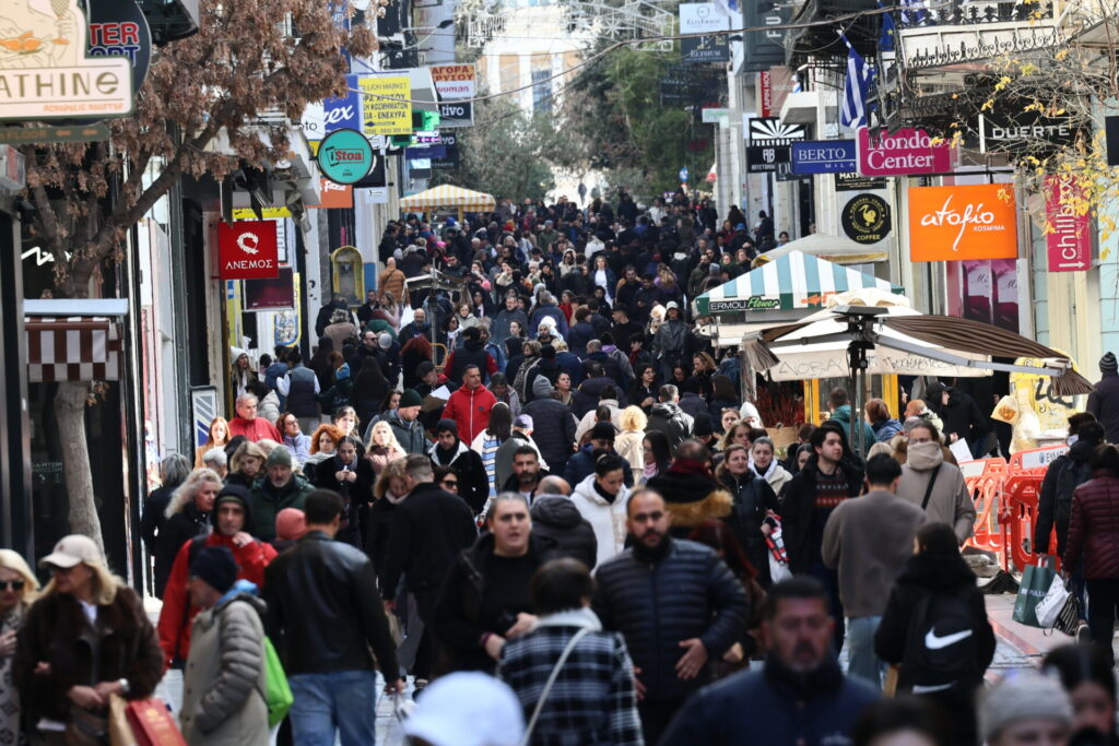 Αυξήθηκε 6,9% ο τζίρος στο λιανεμπόριο τον Δεκέμβριο