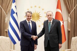 Σε εξέλιξη η συνάντηση Μητσοτάκη με Ερντογάν στην Άγκυρα