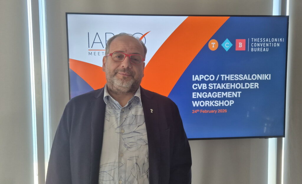 Ο Πρόδρομος Μοναστηρίδης, πρόεδρος του Thessaloniki Convention Bureau