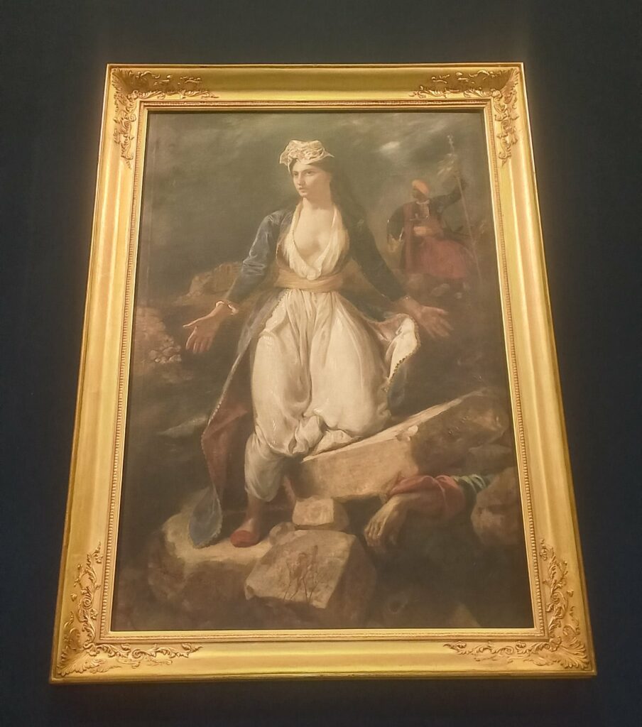 “Η Ελλάδα στα ερείπια του Μεσολογγίου”: Ο εμβληματικός πίνακας του Ντελακρουά ταξίδεψε στην πόλη που τον ενέπνευσε