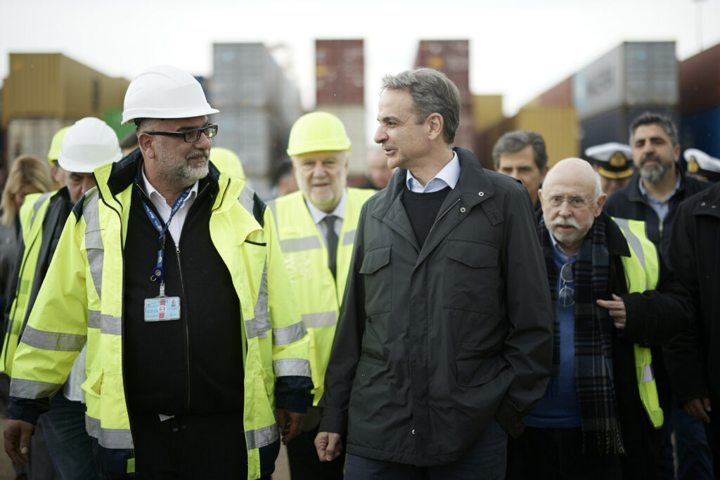 Mητσοτάκης στον ΟΛΘ: Το λιμάνι της Θεσσαλονίκης είναι η κρυφή προίκα της πόλης