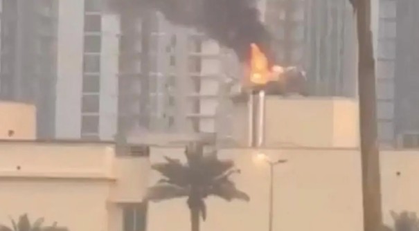 Στιγμιότυπο βίντεο από το κτίριο της αμερικανικής πρεσβείας στη Βαγδάτη, ©powergame.gr