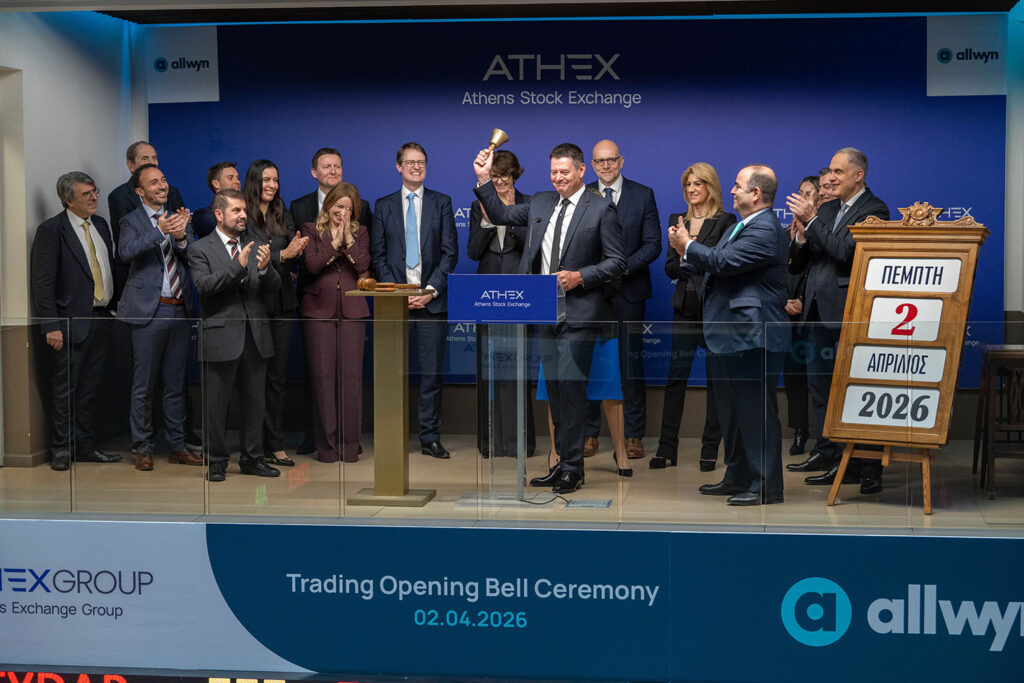 Ιστορική μέρα για την Allwyn: Χτύπησε το καμπανάκι για τις νέες μετοχές