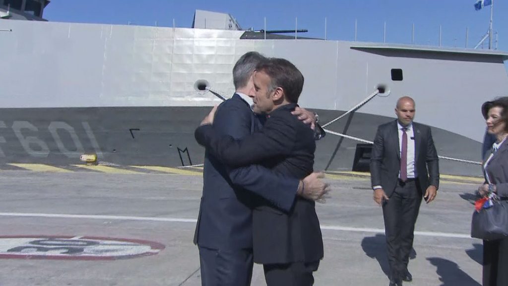 Μητσοτάκης - Μακρόν, ©ΕΡΤ