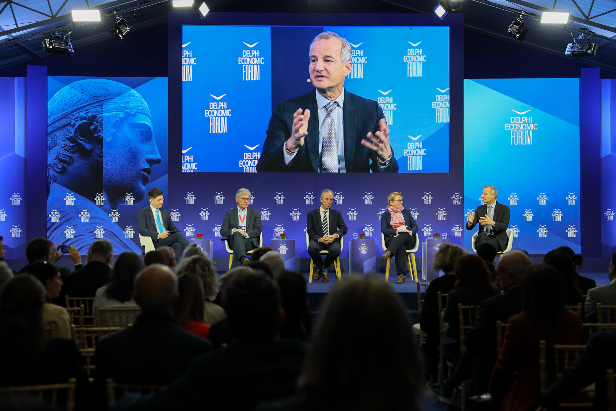 Ο Βασίλης Βώβος στο Οικονομικό Φόρουμ Δελφών © Οικονομικό Φόρουμ Δελφών
