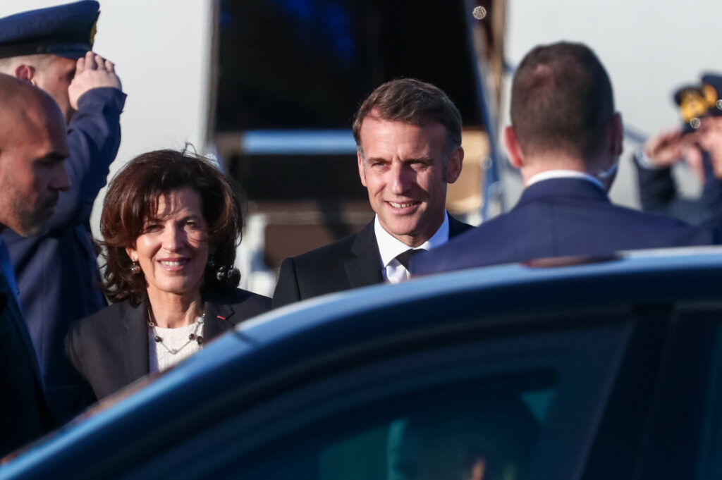 Έφτασε στην Αθήνα ο Εμανουέλ Μακρόν