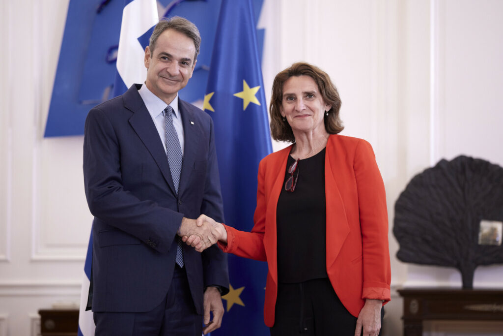 Μητσοτάκης σε Ριμπέρα: Ρεαλιστική πράσινη μετάβαση για διασφάλιση της ανταγωνιστικότητας