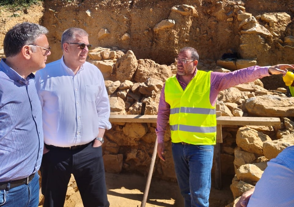 Ταχιάος: Αυτοψία στα εργοτάξια και τις αρχαιολογικές εργασίες του ΒΟΑΚ