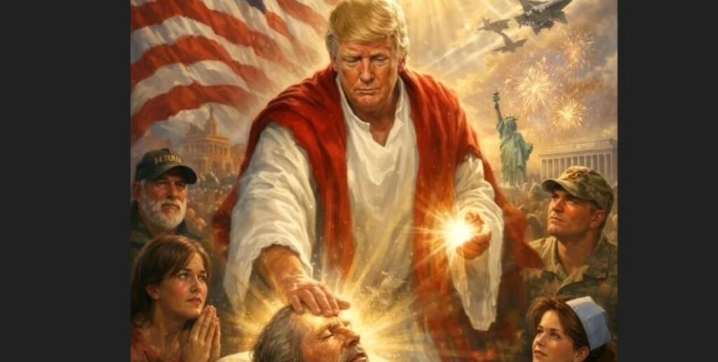 Ο Τραμπ μεταμορφώθηκε σε Χριστό: Η ανάρτηση που προκάλεσε αντιδράσεις και σύγκρουση με τον Πάπα