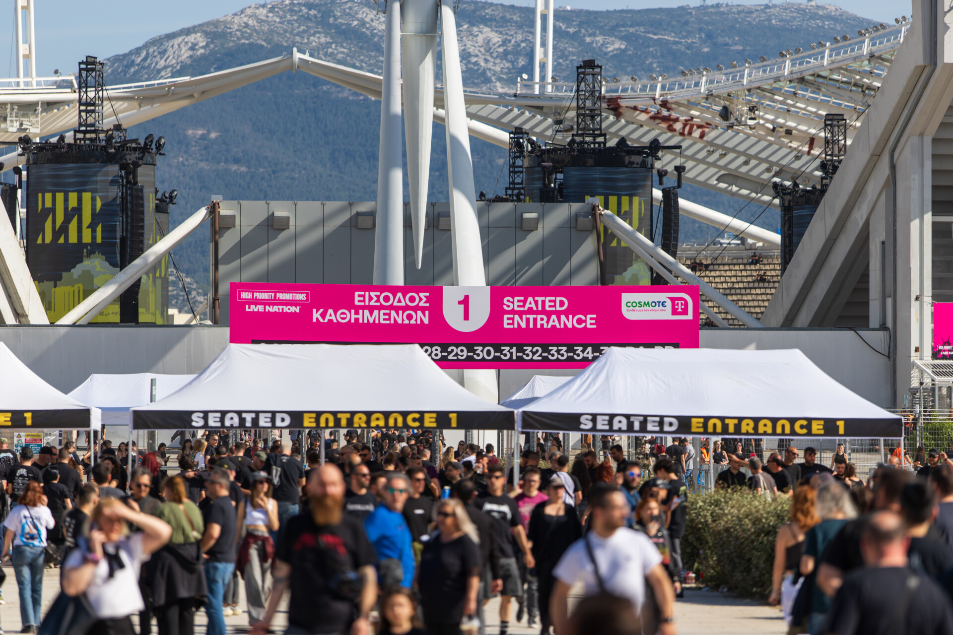 Η συναυλία των Metallica στο ΟΑΚΑ © Cosmote Telekom