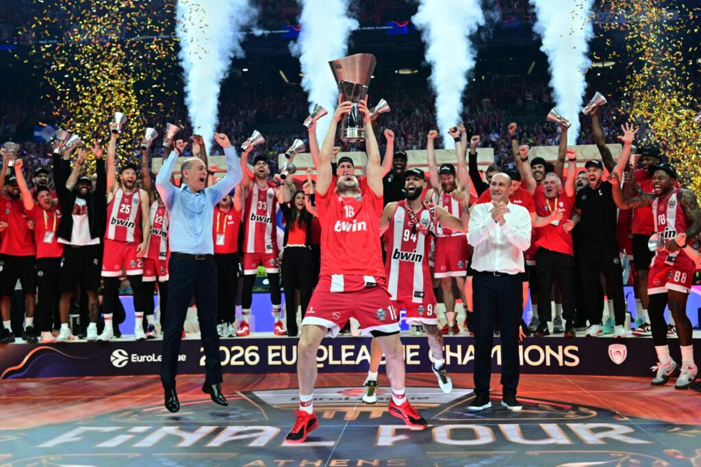Euroleague: Πρωταθλητής Ευρώπης ο Ολυμπιακός για 4η φορά, νίκησε 92-85 τη Ρεάλ σε συναρπαστικό τελικό