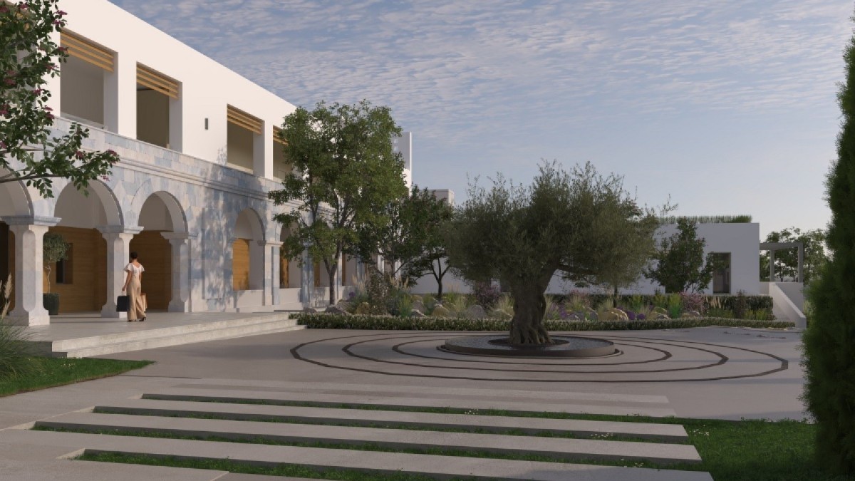 Μακέτα της νέας επένδυσης ©tresorhospitality.gr/portfolio/kythnos-project