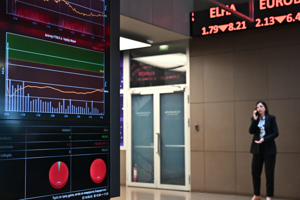 Χρηματιστήριο: Και πάλι η αβεβαιότητα ρίχνει τη Λεωφόρο Αθηνών
