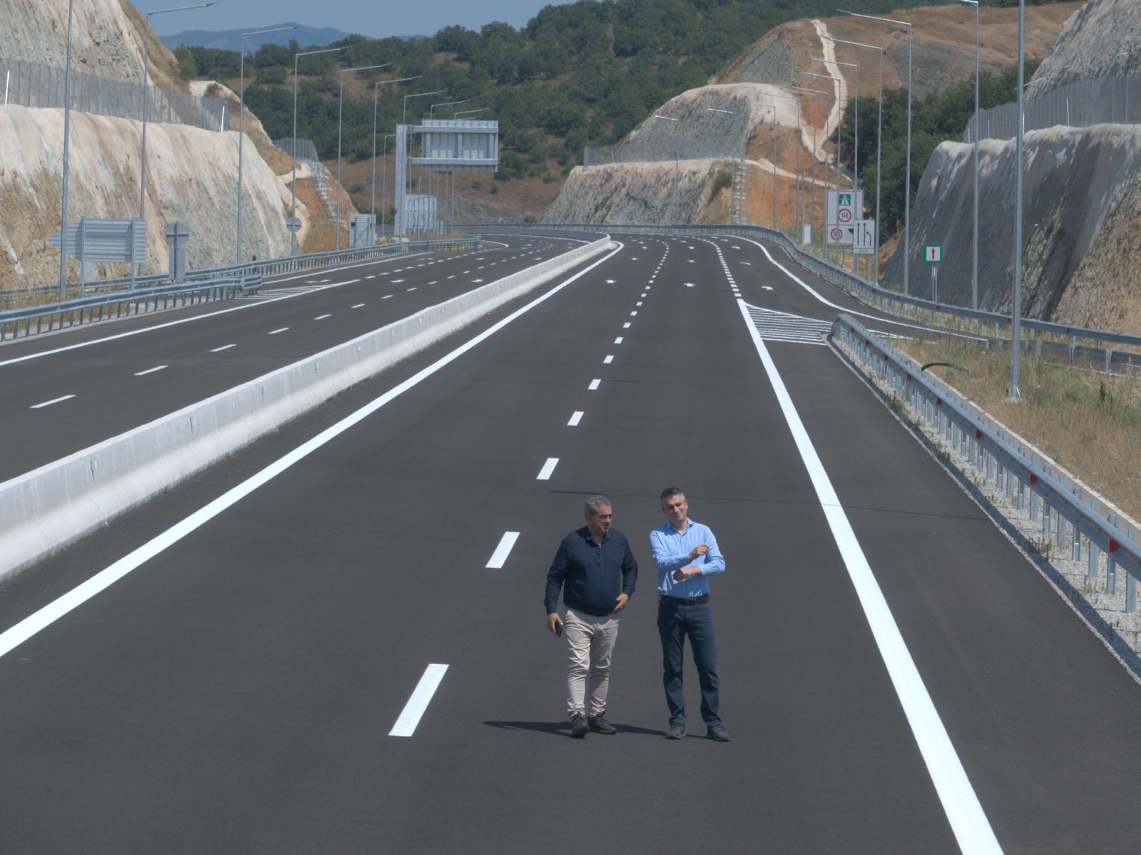 Υπουργός Υποδομών και Μεταφορών Χρίστος Δήμας, και ο Γενικός Γραμματέας Υποδομών Δημήτρη Αναγνώπουλο © ΔΤ Υπουργείο Υποδομών και Μεταφορών