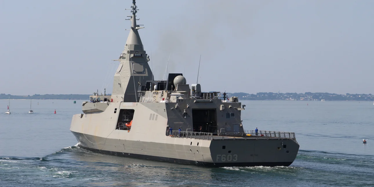 Η φρεγάτα «Φορμίων» (F603) σε δοκιμές