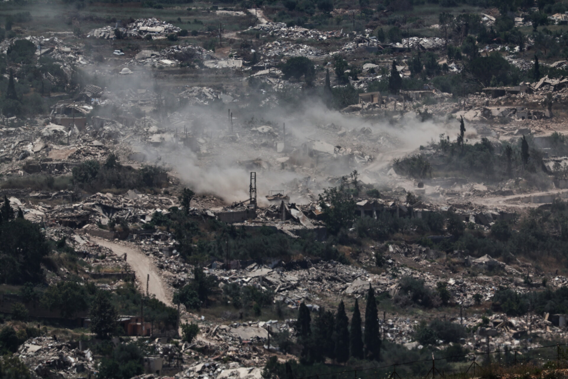 Kαταστροφές σε περιοχές του Λιβάνου όπου έχουν εισβάλλει ισραηλινές δυνάμεις, 26 Ιουνίου 2026 