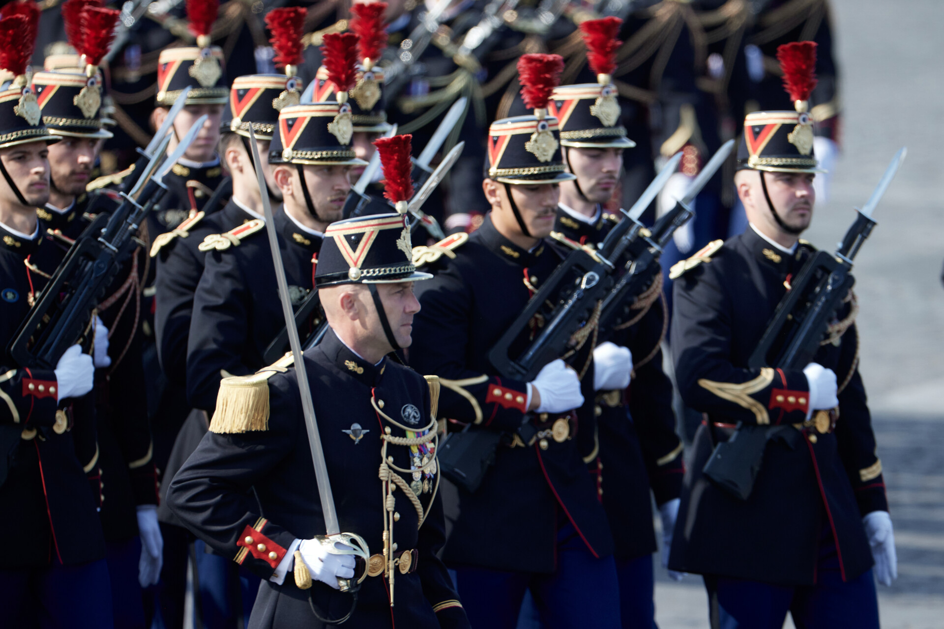 Στιγμιότυπο από τη παρέλαση © EPA