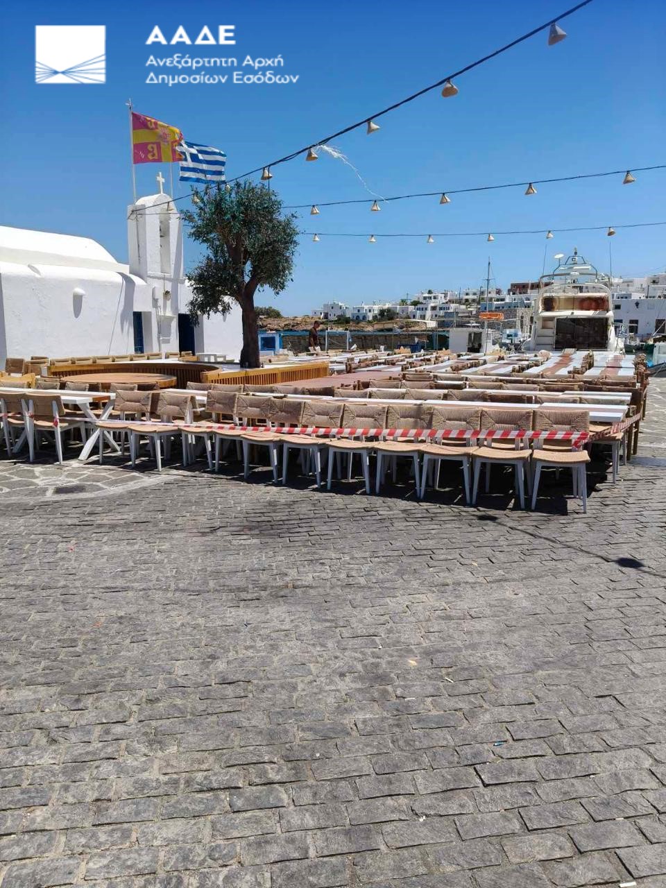 Λουκέτα σε τουριστικές επιχειρήσεις ©ΑΑΔΕ