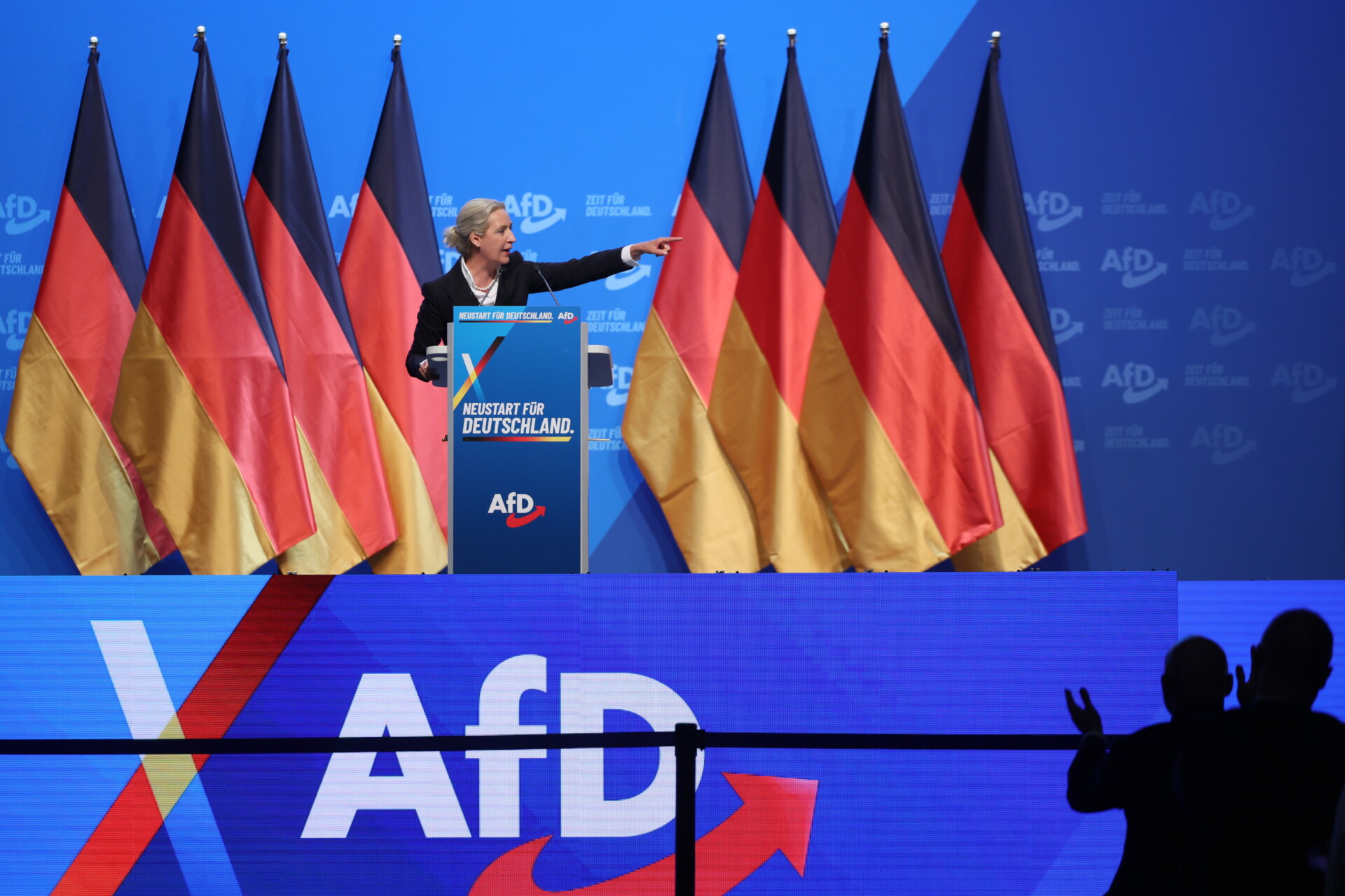 Η Άλις Βάϊντελ στο συνέδριο της AfD