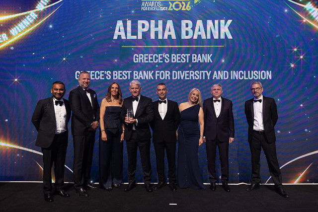 Η Alpha Bank αναδείχθηκε Best Bank in Greece στα φετινά Euromoney Awards for Excellence