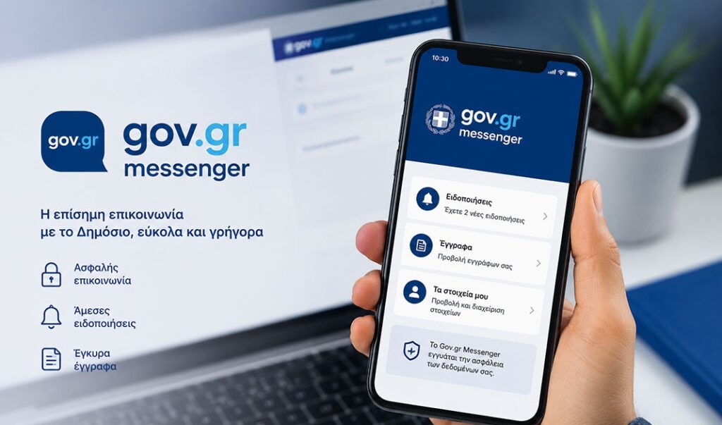 Gov.gr και gov.gr messenger: Θέτουν σε λειτουργία μια προσωποποιημένη εμπειρία εξυπηρέτησης πολιτών και επιχειρήσεων
