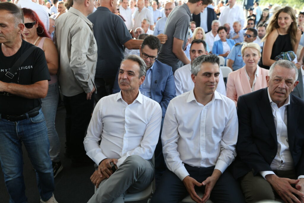 Live η τελετή παράδοσης του αυτοκινητόδρομου Ε65, με ομιλία Μητσοτάκη