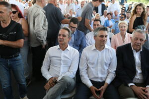 Live η τελετή παράδοσης του αυτοκινητόδρομου Ε65, με ομιλία Μητσοτάκη